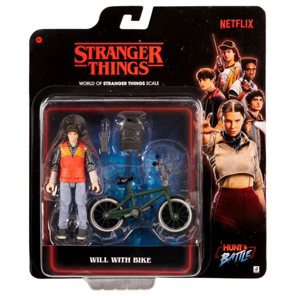 Stranger Things Other - Stranger Things Will with Bike Action Figure BN